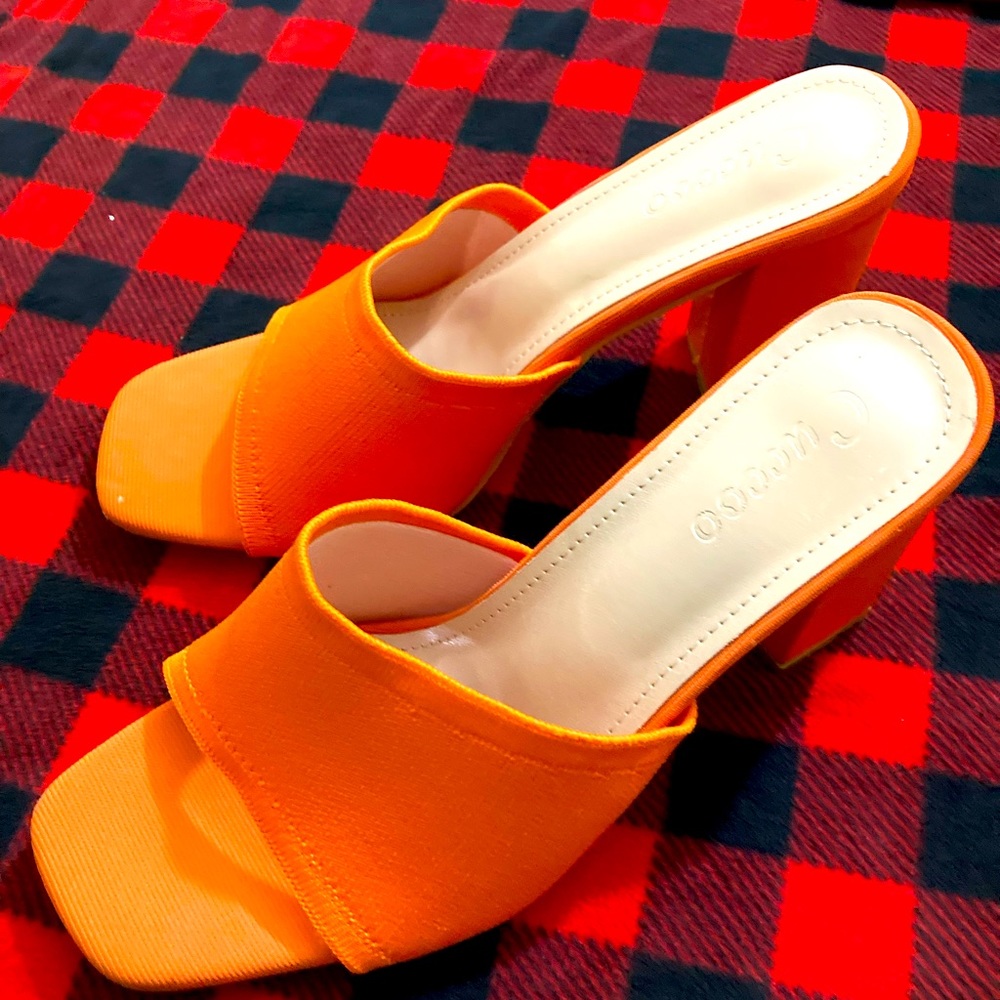 Orange heels